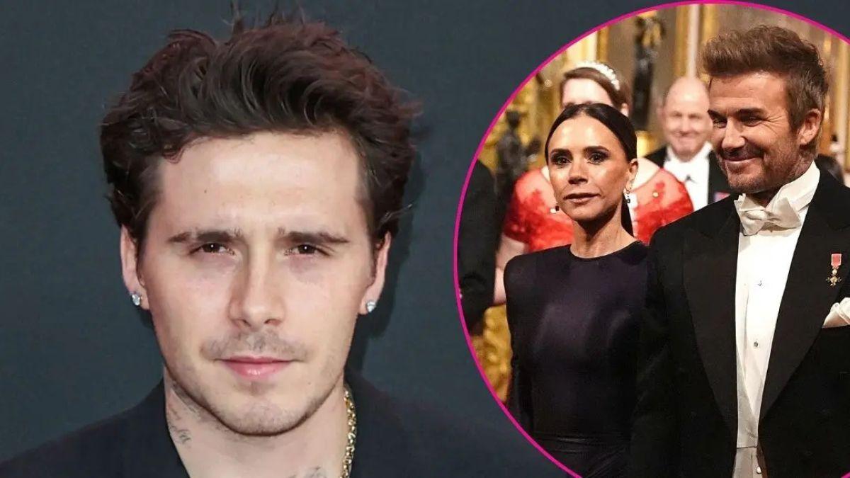 Photo of Brooklyn, Victoria and David Beckham