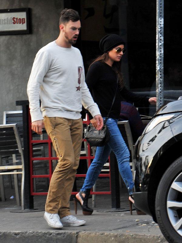 Lea Michele and Matthew Paetz are out and about in Los Feliz