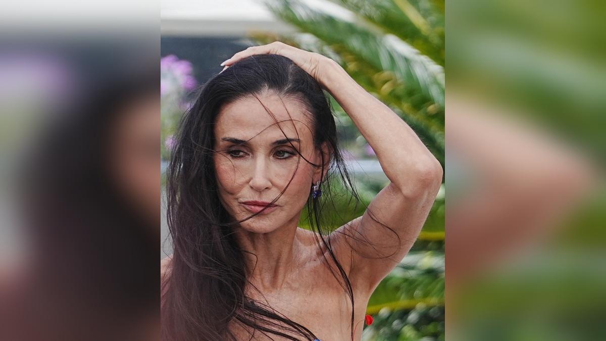 Image of Demi Moore spoke out about the role of AI in the film industry on a Cannes Film Festival panel.