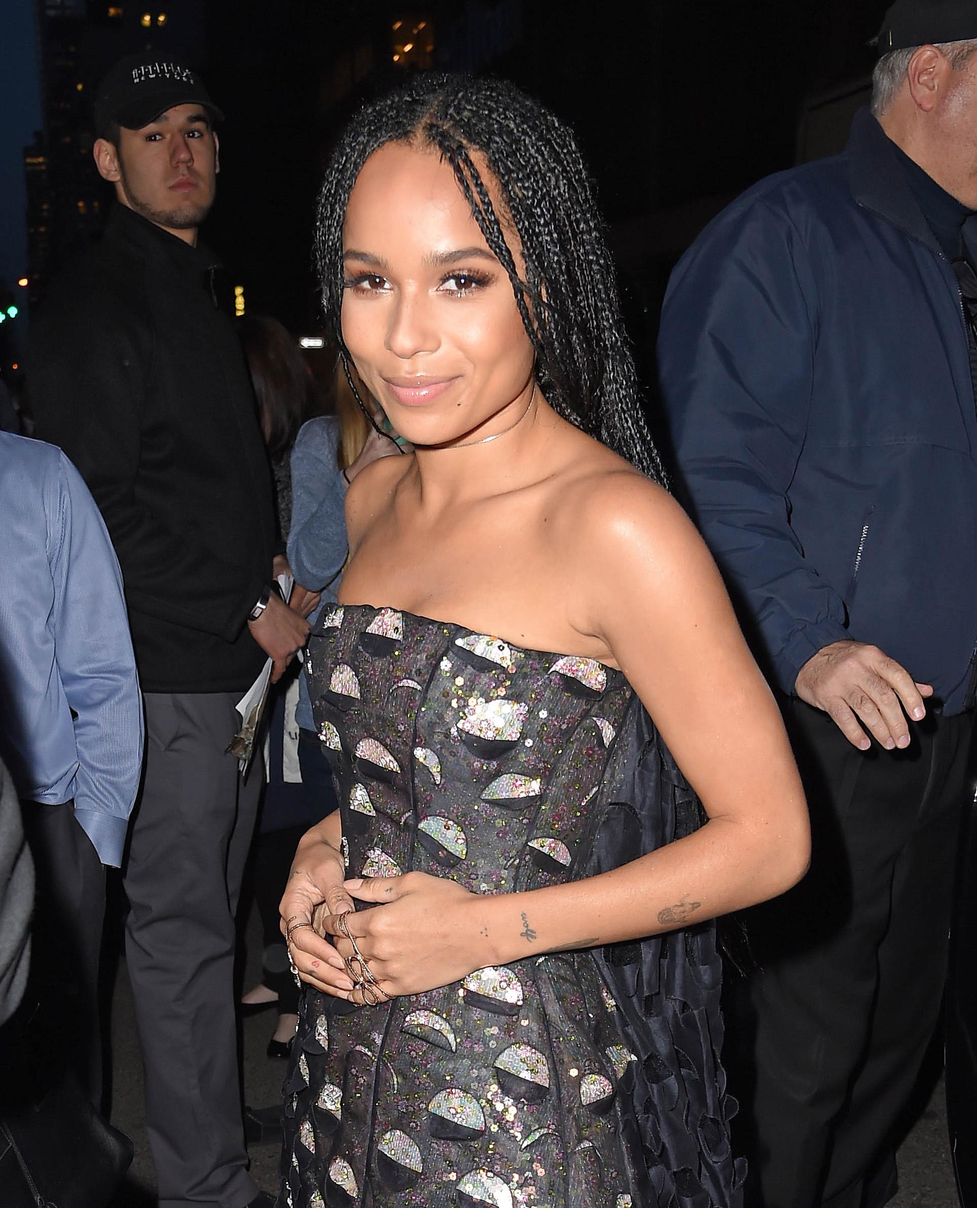 Zoe Kravitz attends &#8216;Insurgent&#8217; premiere at the Ziegfeld Theater in NYC