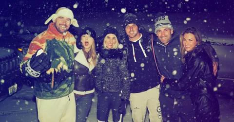 Photo of Taylor Swift, Travis Kelce, Charissa Thompson and Erin Andrews