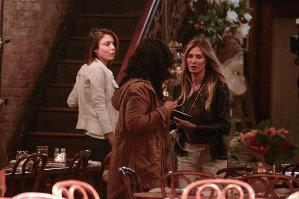 Bethenny frankel carole radziwill filming rhony real housewives new york 06