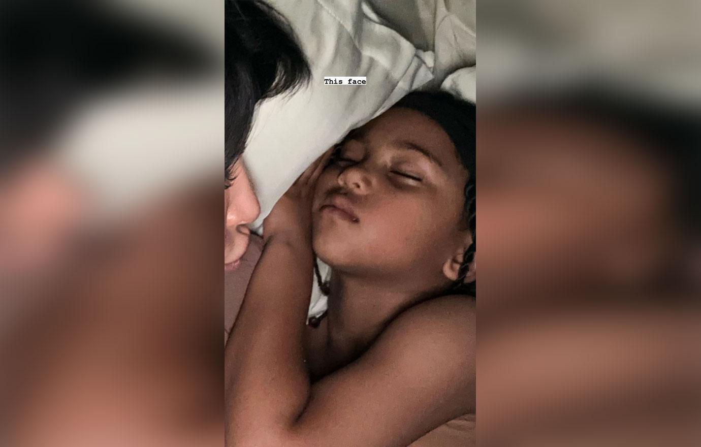 saint west punches mom kim in the face