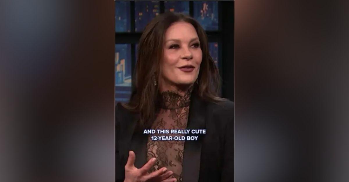 image of Earlier this month, Catherine Zeta-Jones also faced backlash for a joke about a 12-year-old fan.