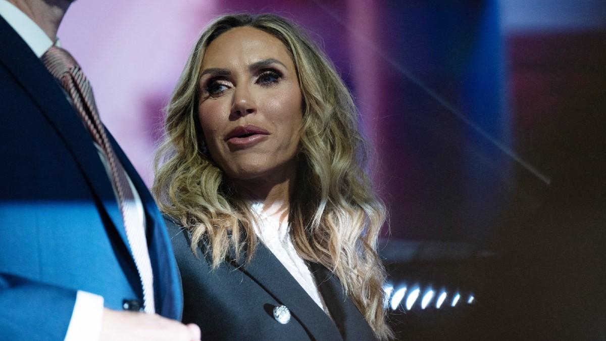 image of Lara Trump was blasted for her comments about the president. 