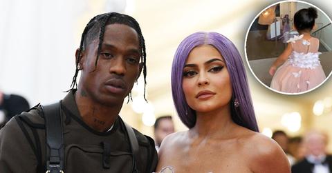 Kylie Jenner & Travis Scott Reunite For Stormi’s Makeup Launch Party
