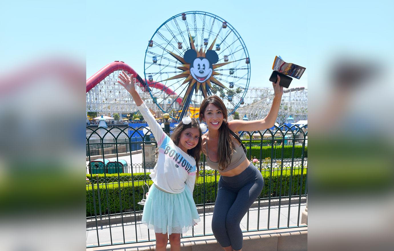 EXCLUSIVE: Farrah Abraham and her daughter Sophia enjoy a fun day at Disney&#8217;s California Adventure