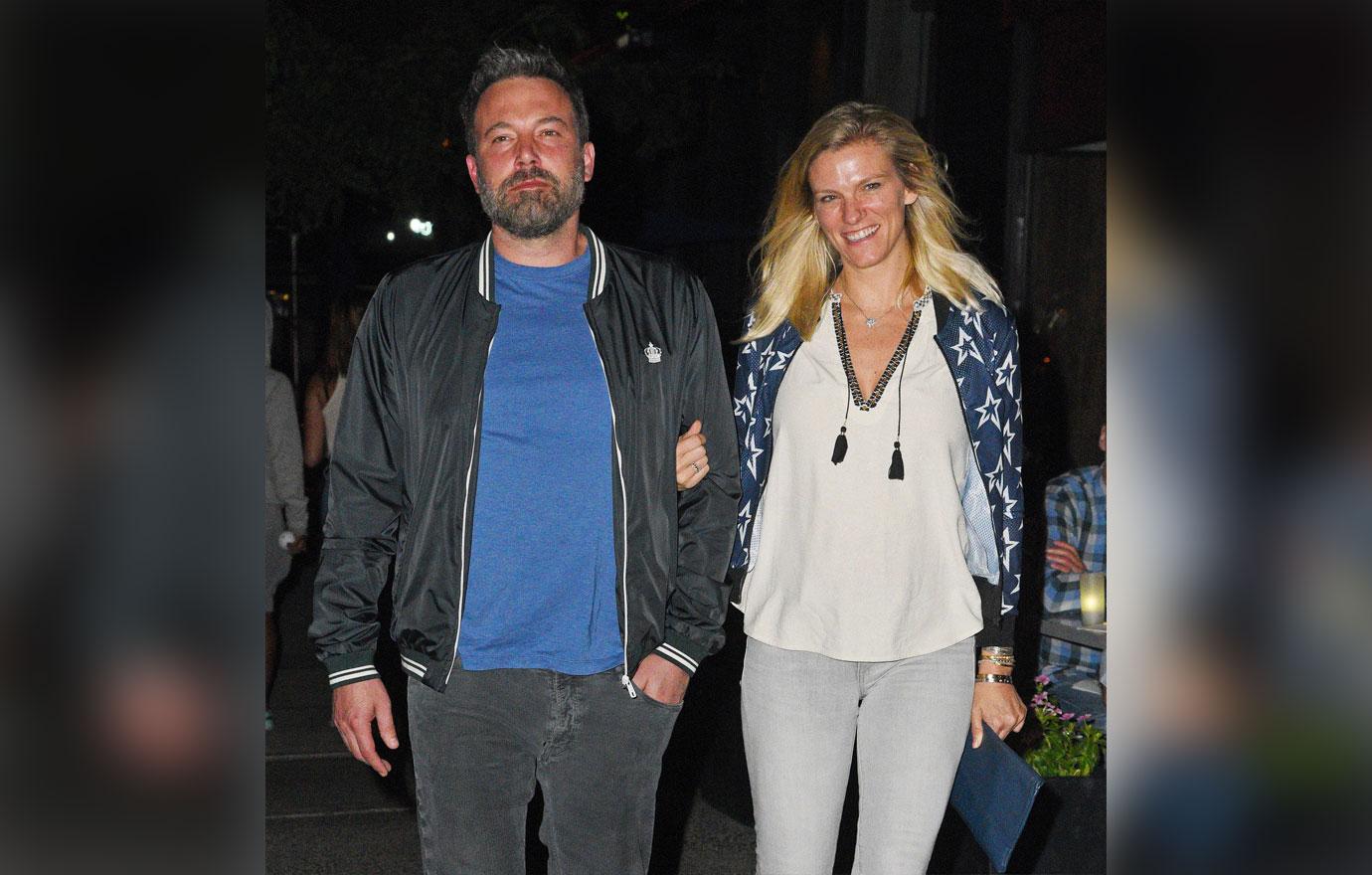 Ben Affleck and Lindsay Shookus grab dinner on the Upper West Side