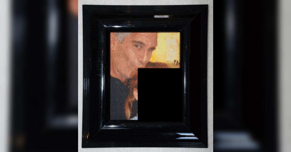 Image of Jeffrey Epstein kissed the head of a little girl with red hair.