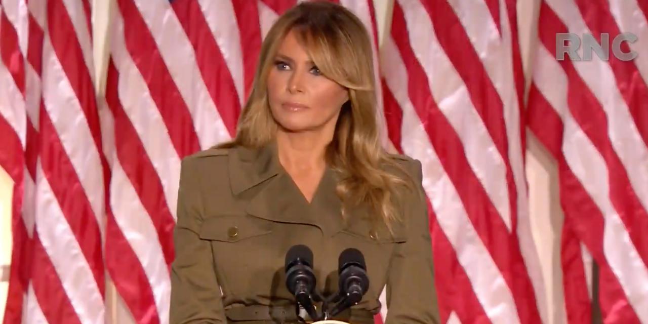 Melania Trump speaking