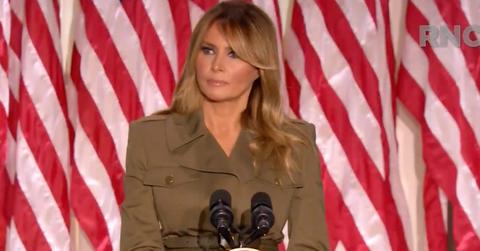 Melania Trump speaking
