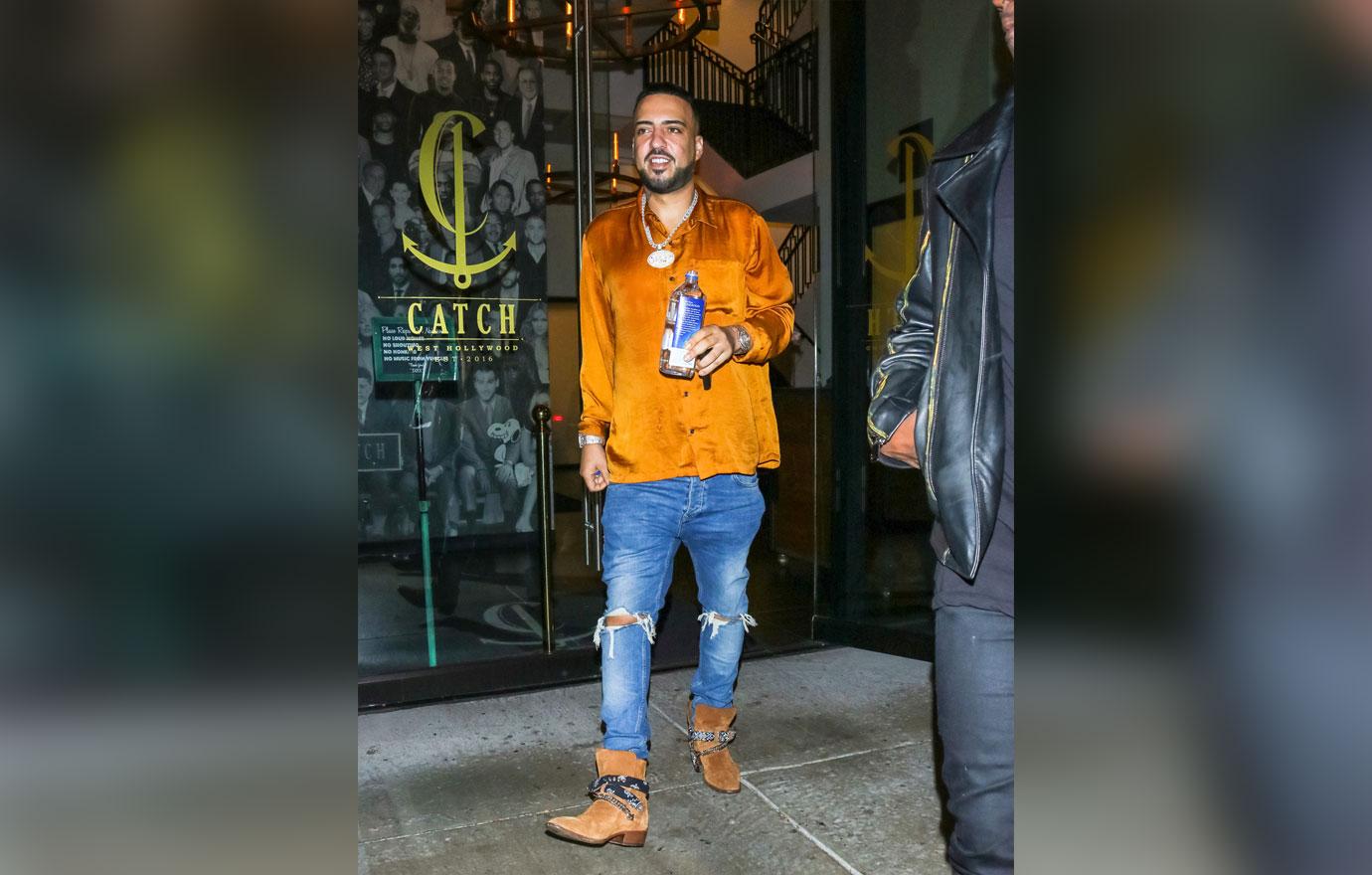 French Montana outside Catch Restaurant in West Hollywood