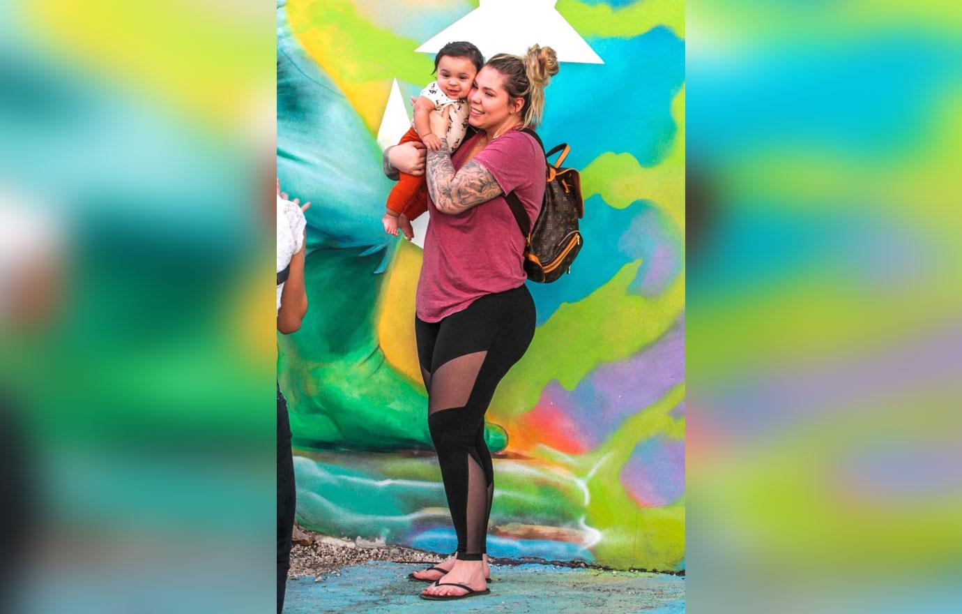 *EXCLUSIVE* Kailyn Lowry spends the day out with her son Lux Russell