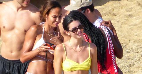 kendall jenner yellow bikini