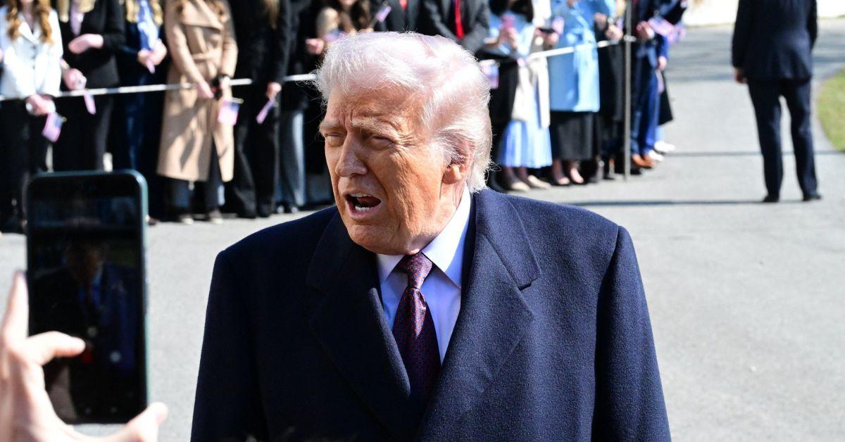 image of The clip showed the president making remarks about hiring women based on looks.