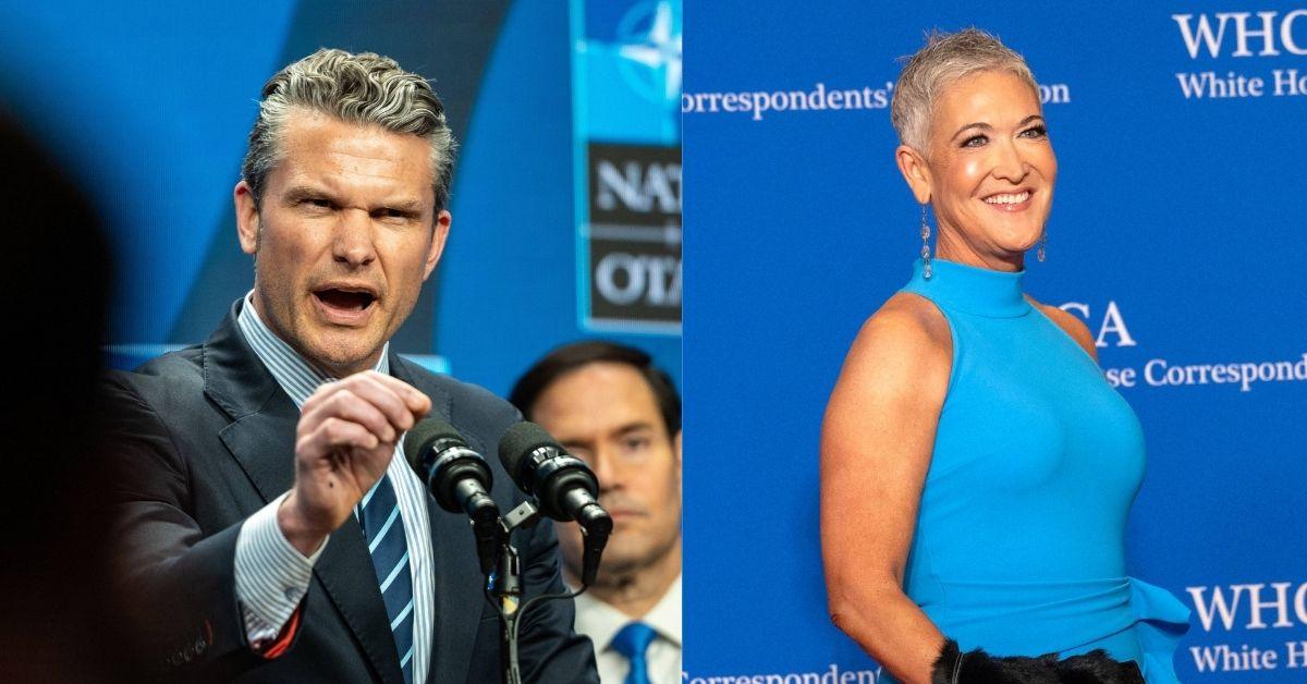 Composite Photo of Pete Hegseth and Jennifer Griffin