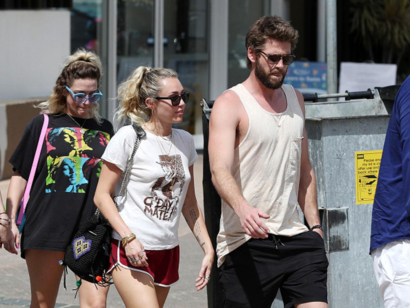 Liam Hemsworth And Miley Cyrus Sighting At Burleigh Heads &#8211; January 11, 2018