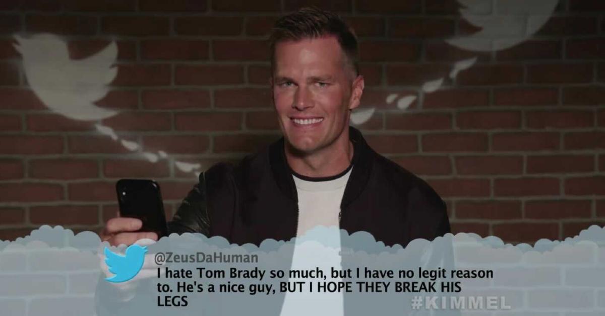 Tom Brady Reads Mean Tweets On Jimmy Kimmel Ahead Of Super Bowl LV Watch