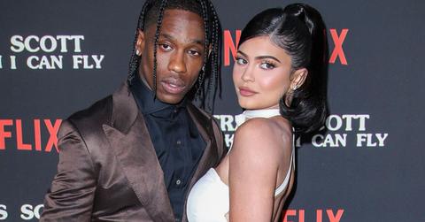 kylie jenner travis scott netflix red carpet