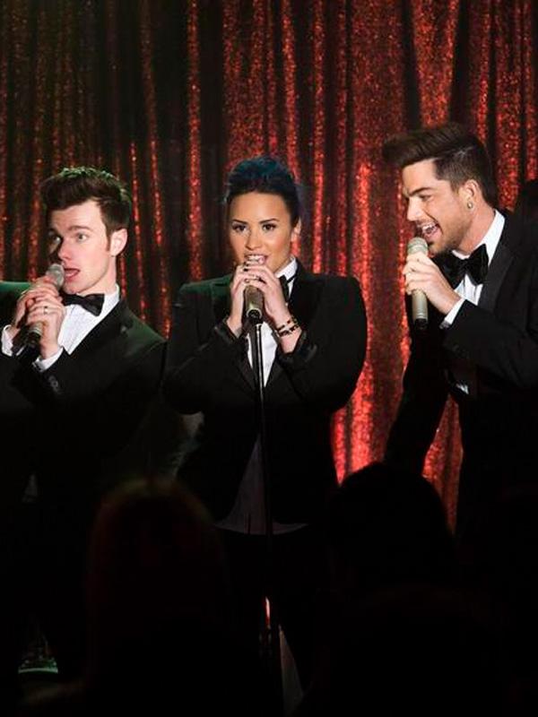 Demi lovato adam lambert glee