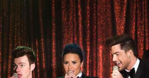 Demi lovato adam lambert glee