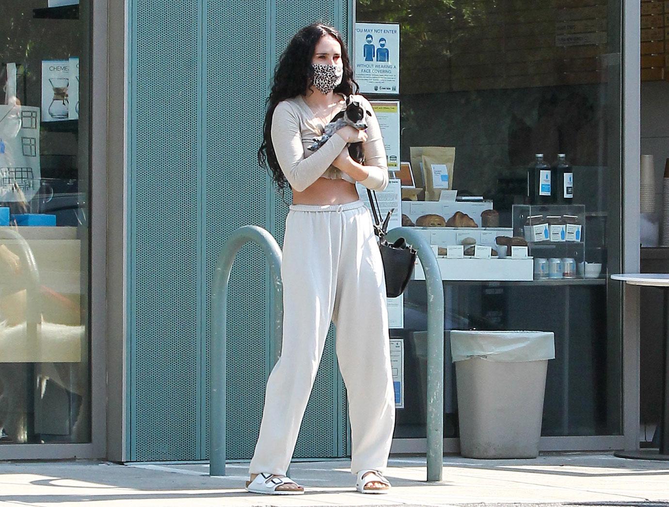 Rumer Willis Spotted With Adopted New Puppy On Monday