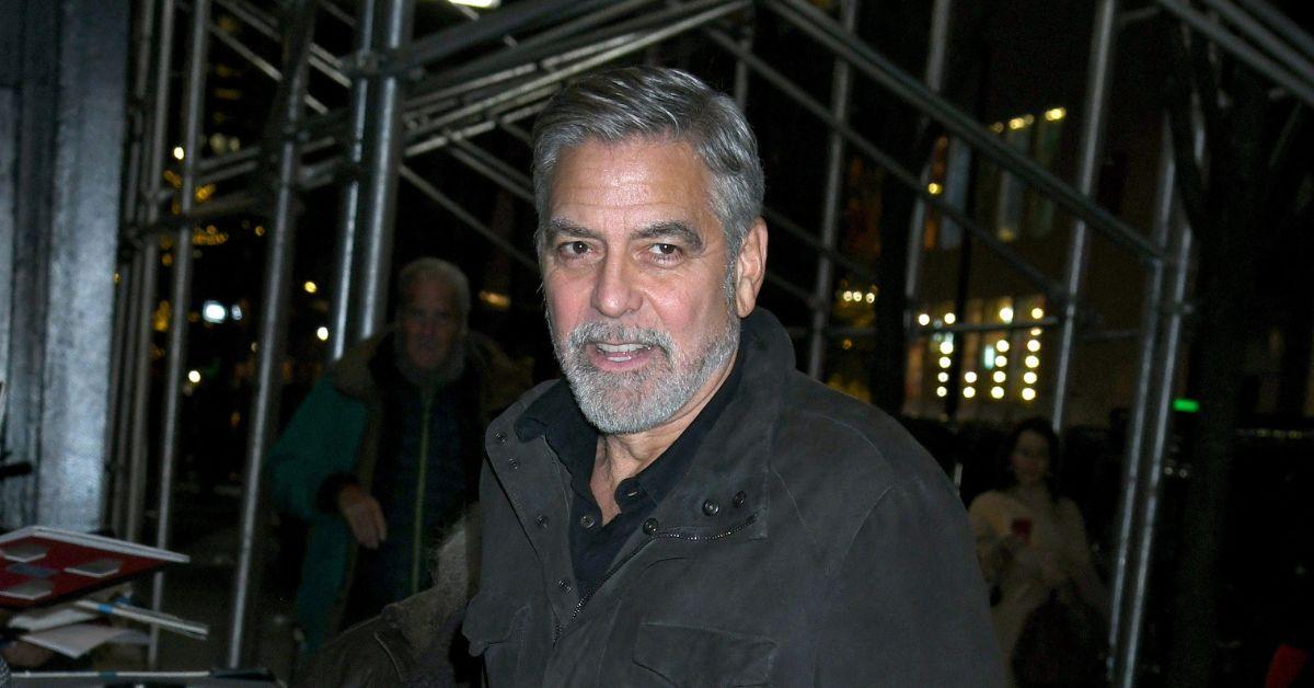 george clooney motorcycle crash