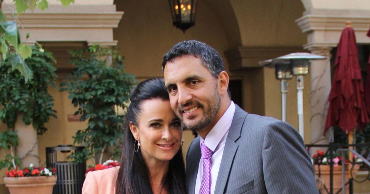 Picture of Kyle Richards and Mauricio Umansky.