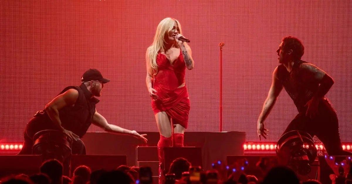 image of Kesha shot to fame in the 2010s with her singles 'Blah Blah Blah' and 'TiK ToK.'