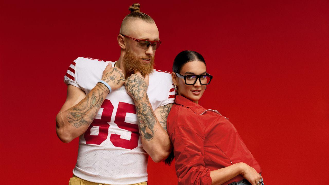Image of George and Claire Kittle reflected on the NFL WAGs' 'Sports Illustrated Swimsuit' runway debut.