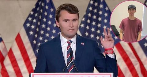 Composite photo of Charlie Kirk and his alleged assassin.
