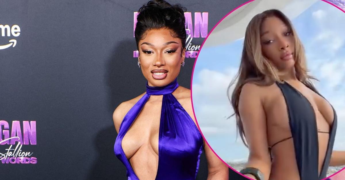 Single Megan Thee Stallion Shows Off Body in Barely-There Swimsuit