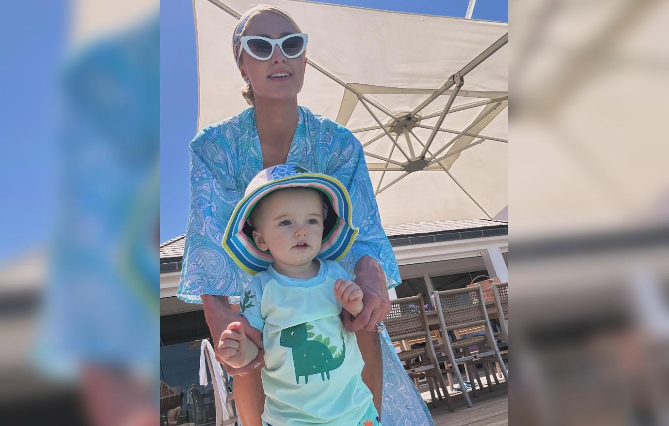 paris hilton reveals why not ready daughter london social media