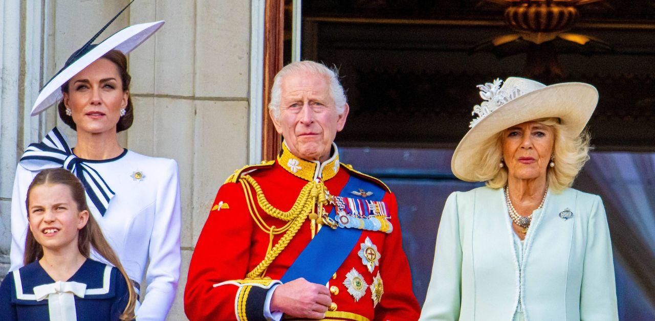 king charles kate middleton close relationship full display trooping the colour