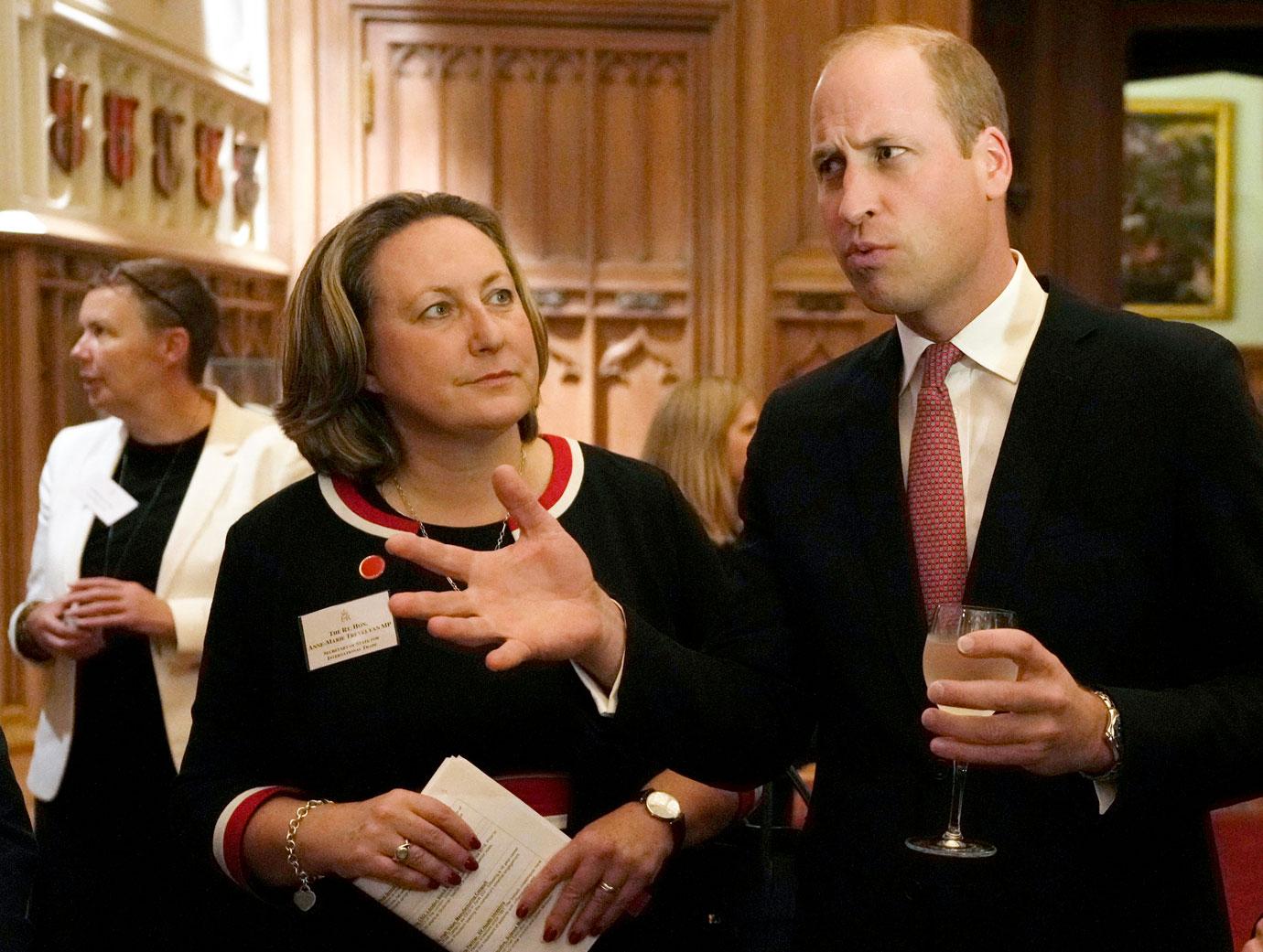 the queen prince william royal family host a reception for bill gates international business and investment leaders