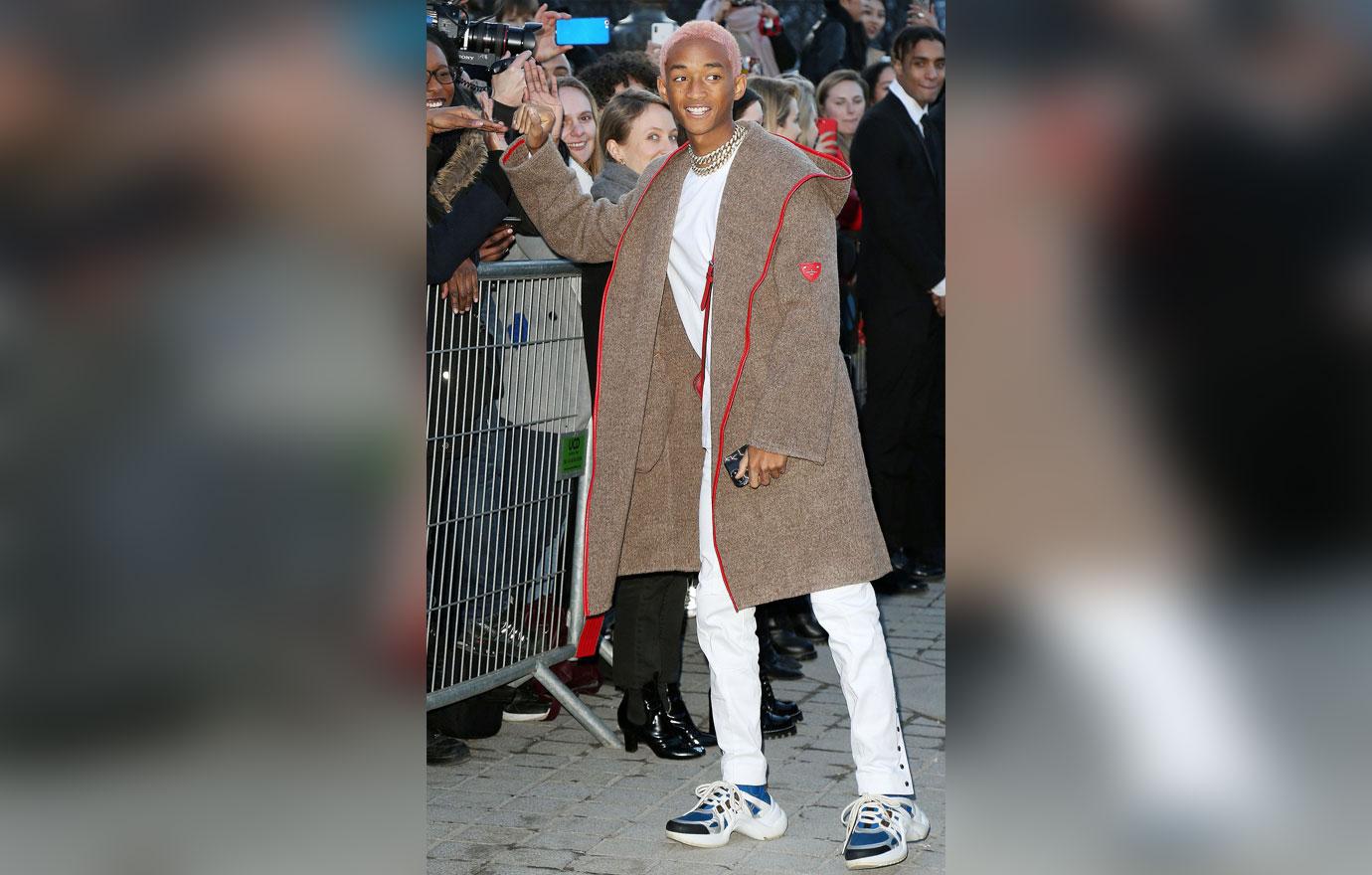 Week Womenswear Fall/Winter: Jaden Smith attends the Louis Vuitton Fashion Show