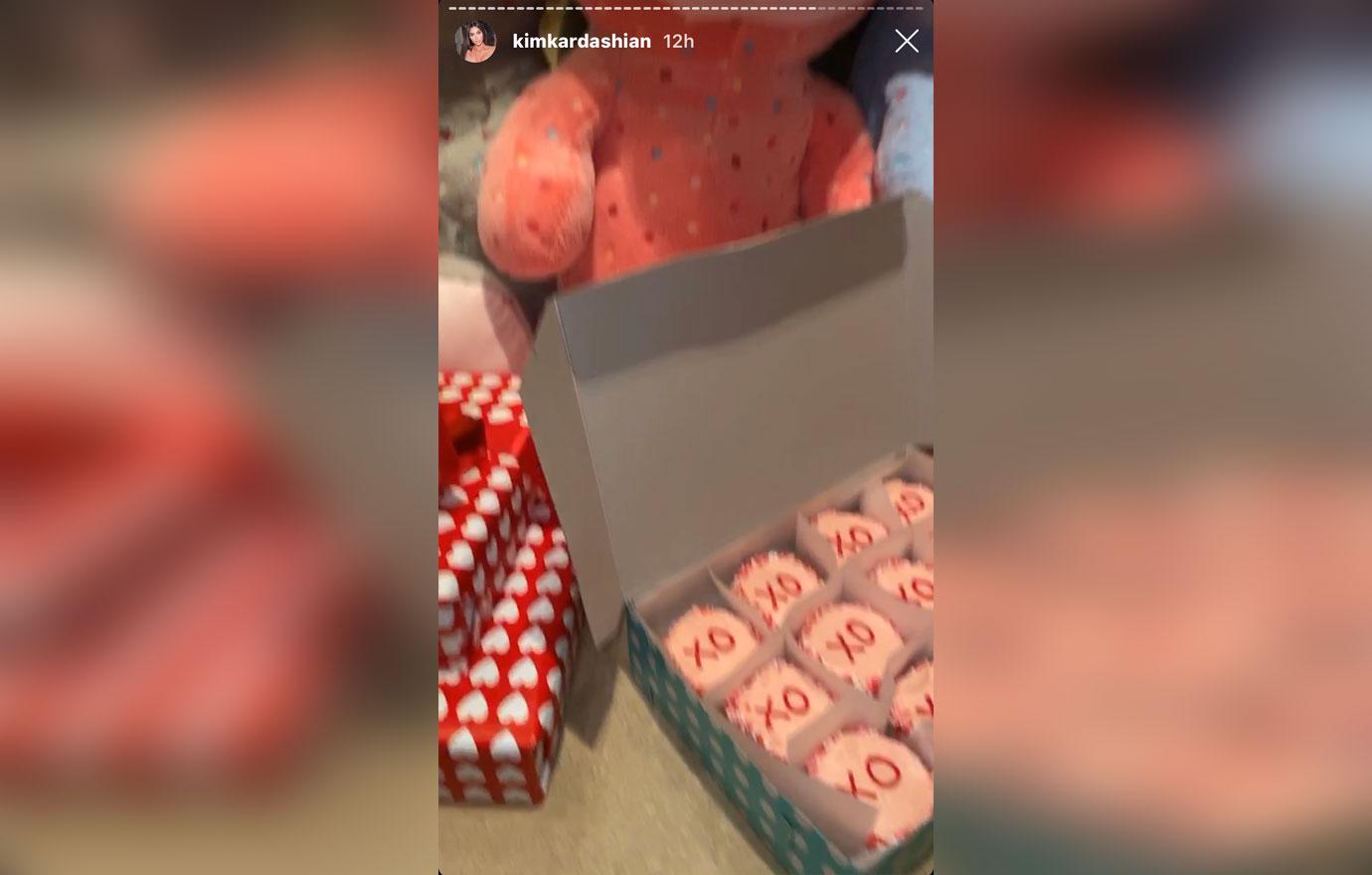 Kim Kardashian Reveals Her Valentine’s Day Presents