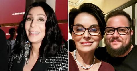 Photo of Cher, Chaz Bono and Shara Blue Mathes