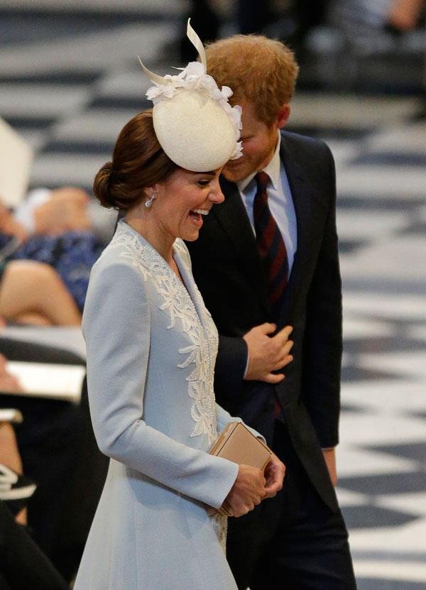 prince harry makes kate middleton laugh