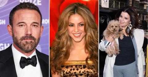 Split image of Ben Affleck, Shakira, and Ana Navarro.