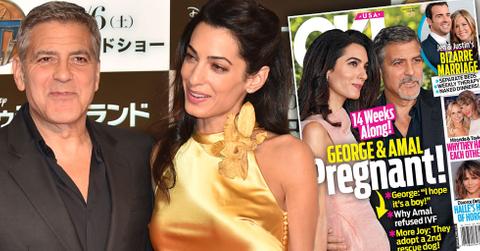 Amal clooney pregnant