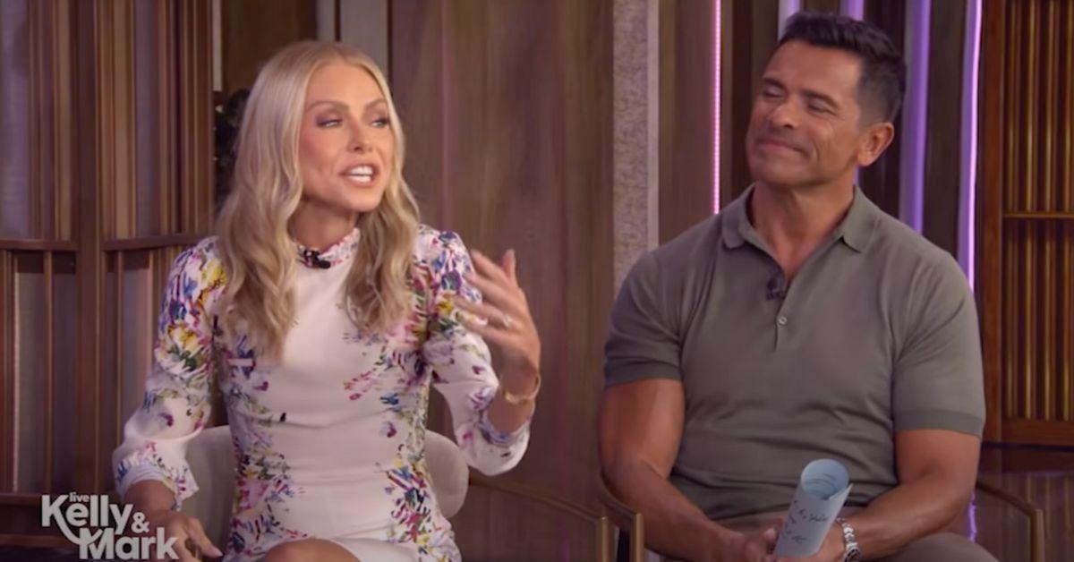 Image of Mark Consuelos incorrectly guessed the true statement during 'Stump Mark.'