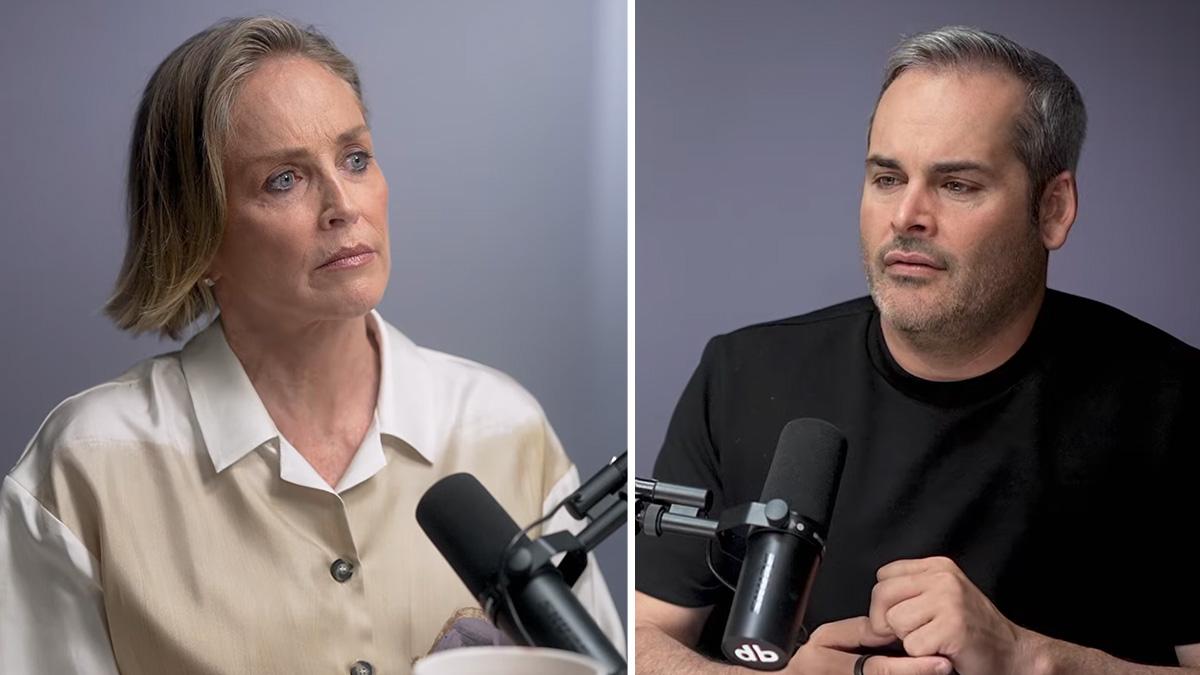 Photo of Sharon Stone and David Begnaud