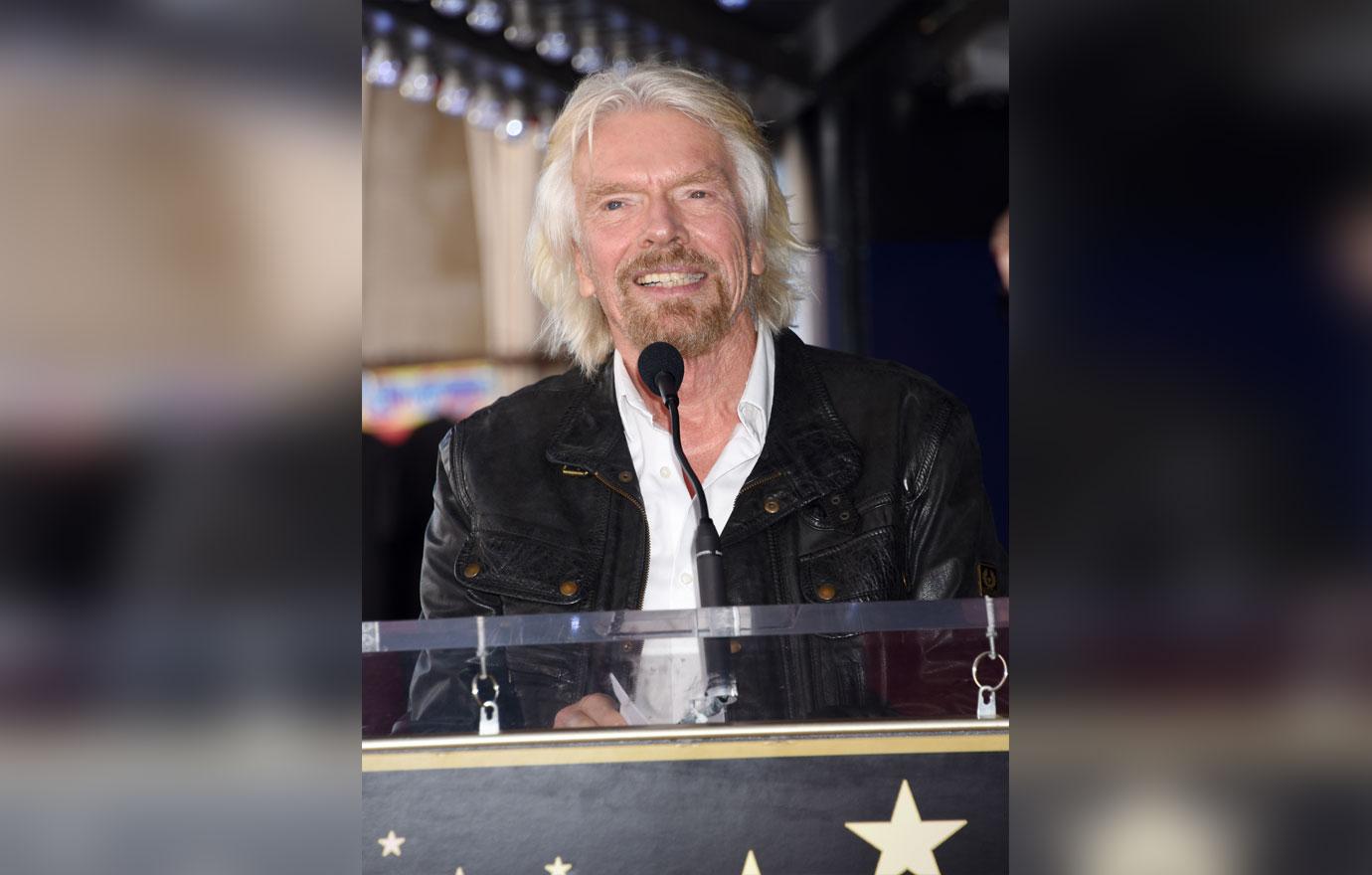 Sir Richard Branson Star Ceremony