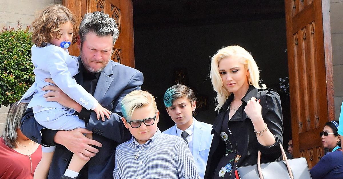 gwen stefani loves bond blake shelton shares with her sons stepdad