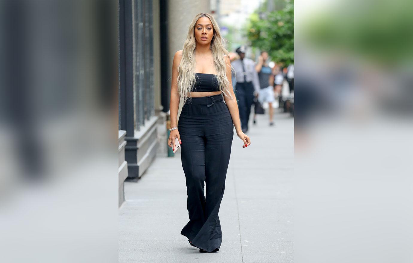 La La Anthony was spotted out and about promoting Power in New York City