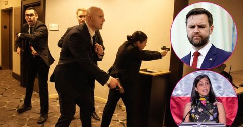 split of J.D. Vance, Usha, Secret Service.