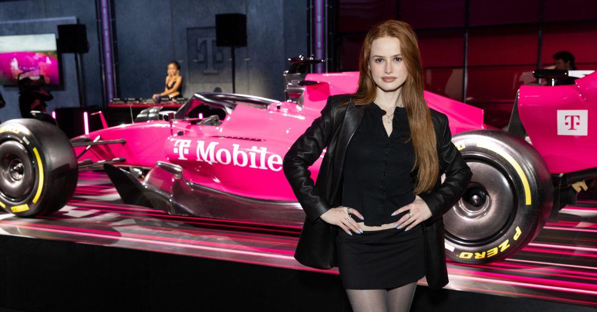 image of Madelaine Petsch was seen at T-Mobile’s live event celebrating the latest move from the Un-carrier, Switching Made Easy, to kick off the Las Vegas Grand Prix weekend.