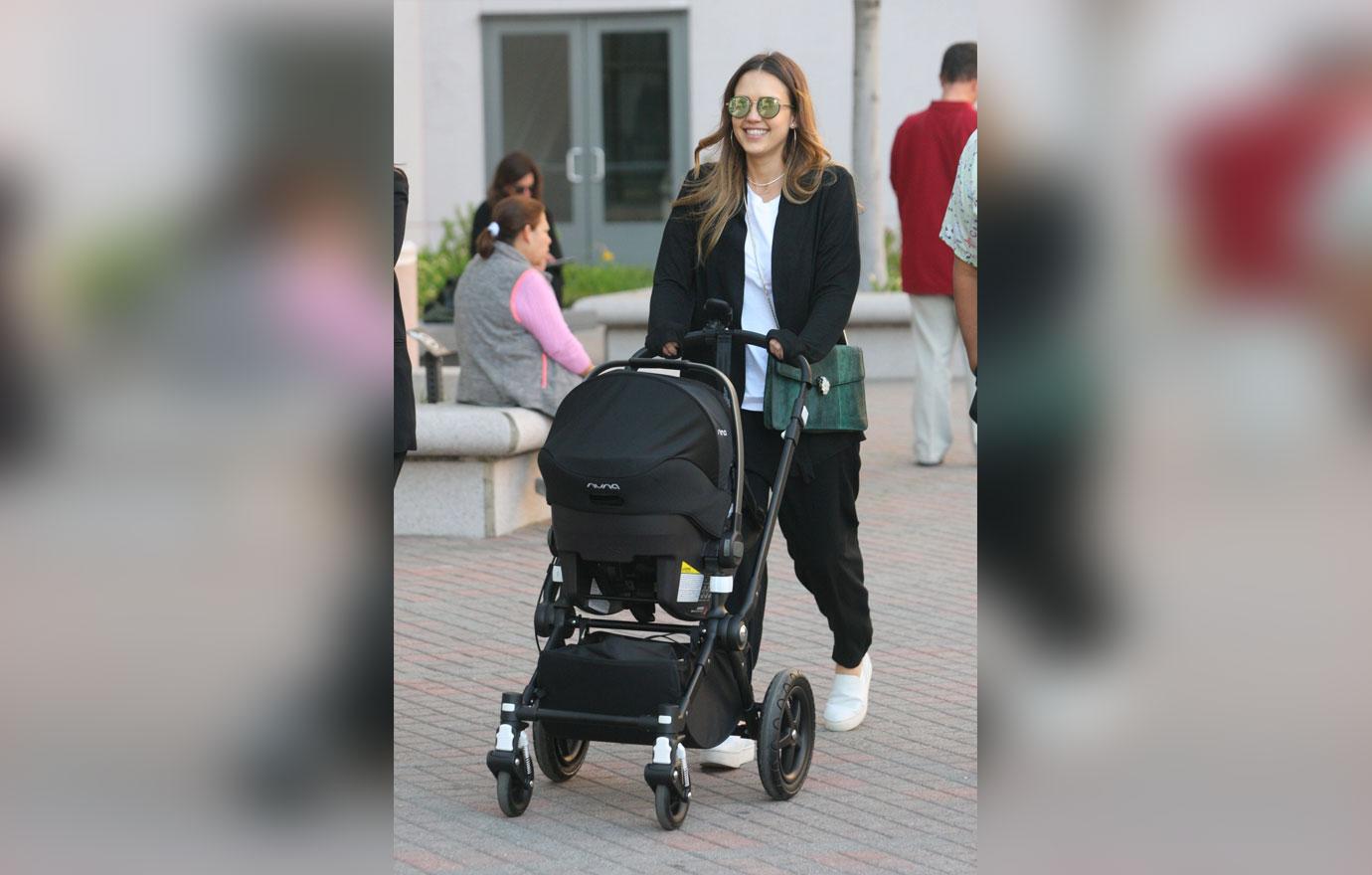 Jessica alba mommy duties