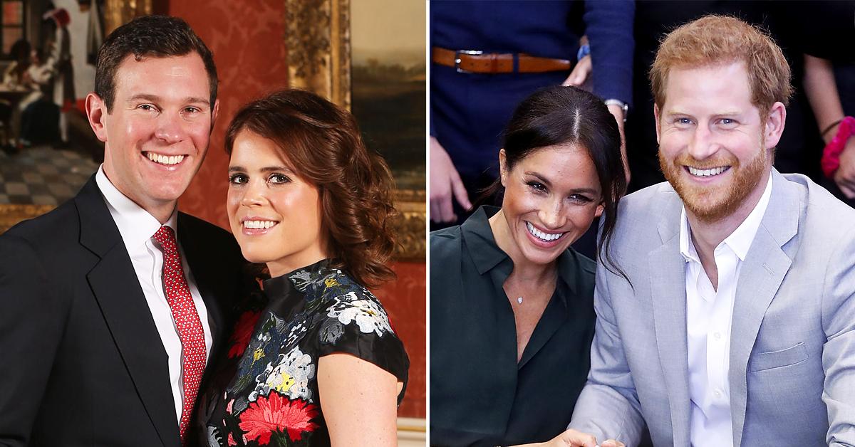 princess eugenie jack brooksbank planning trip visit prince harry meghan markle